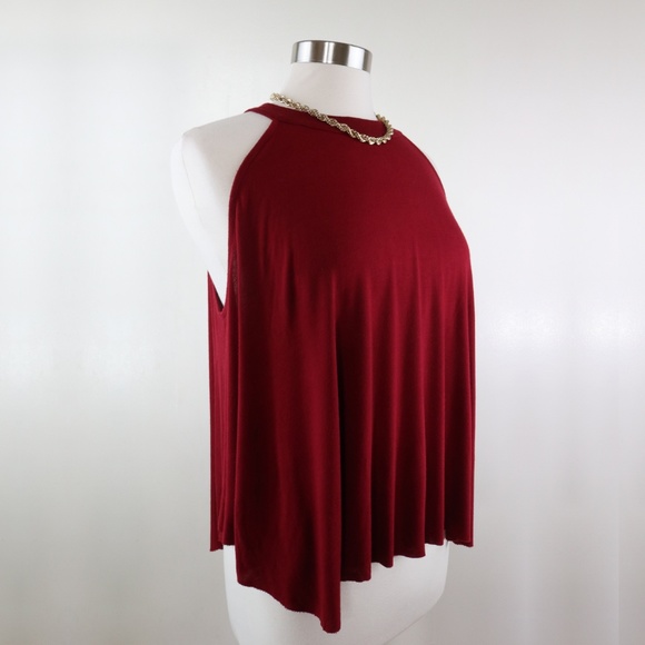 Kimchi Blue Red Crop L Top - Picture 2 of 8